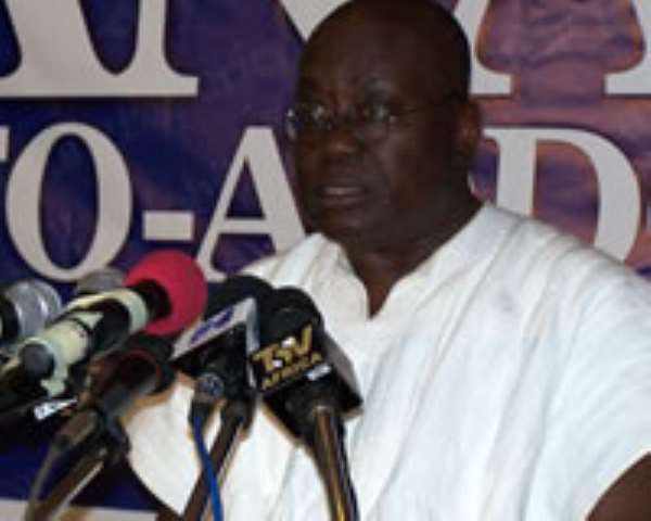 Rousing welcome for Nana Akuffo Addo
